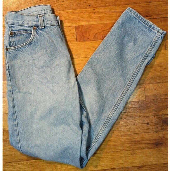 Vintage Levis Jeans Womens 13 Blue Denim Tapered Mom White Label USA 70s 80s EUC - Picture 2 of 10